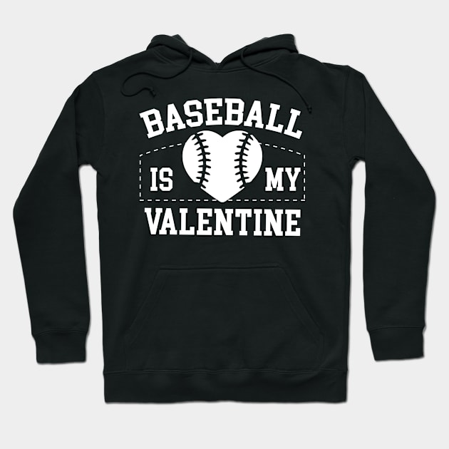 Baseball Is My Valentine - Kids' Youth Hoodie by Saraahdesign